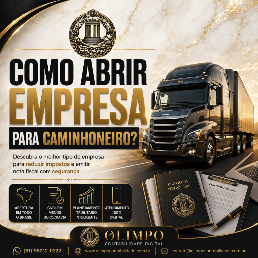 Como abrir empresa para caminhoneiro?